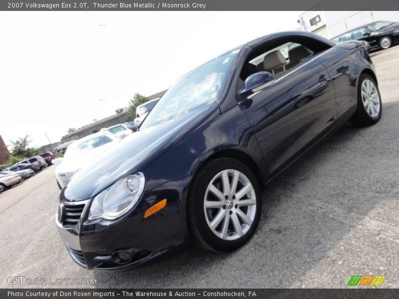 Thunder Blue Metallic / Moonrock Grey 2007 Volkswagen Eos 2.0T