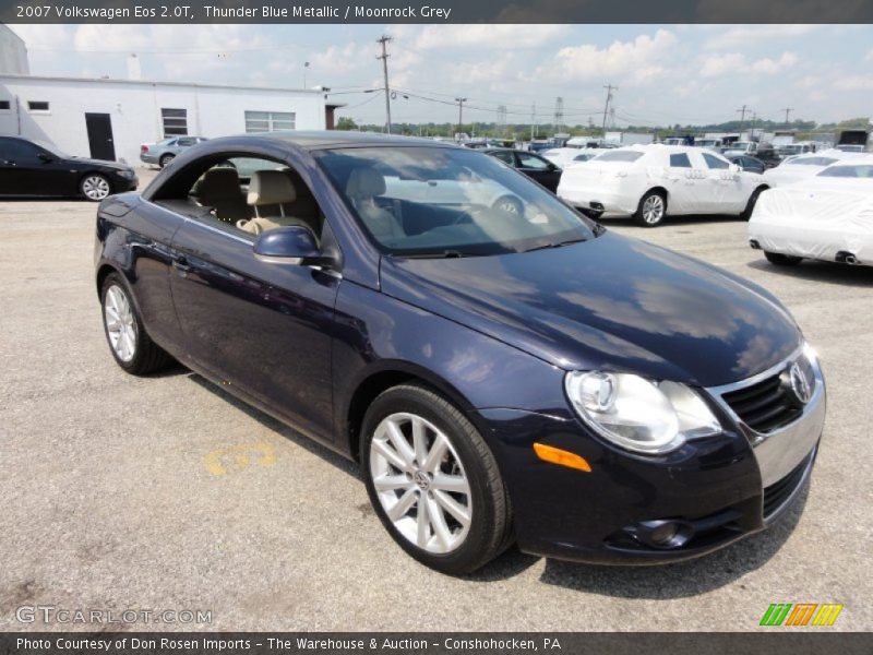 Thunder Blue Metallic / Moonrock Grey 2007 Volkswagen Eos 2.0T