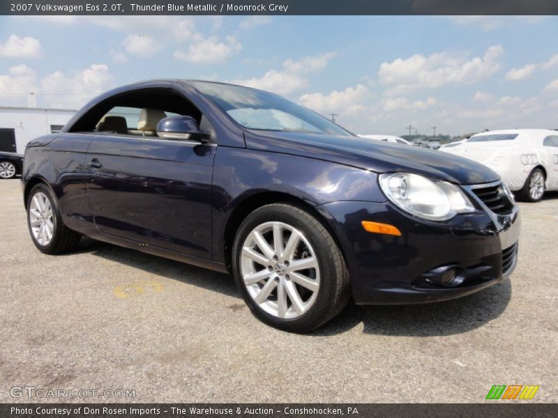 Thunder Blue Metallic / Moonrock Grey 2007 Volkswagen Eos 2.0T