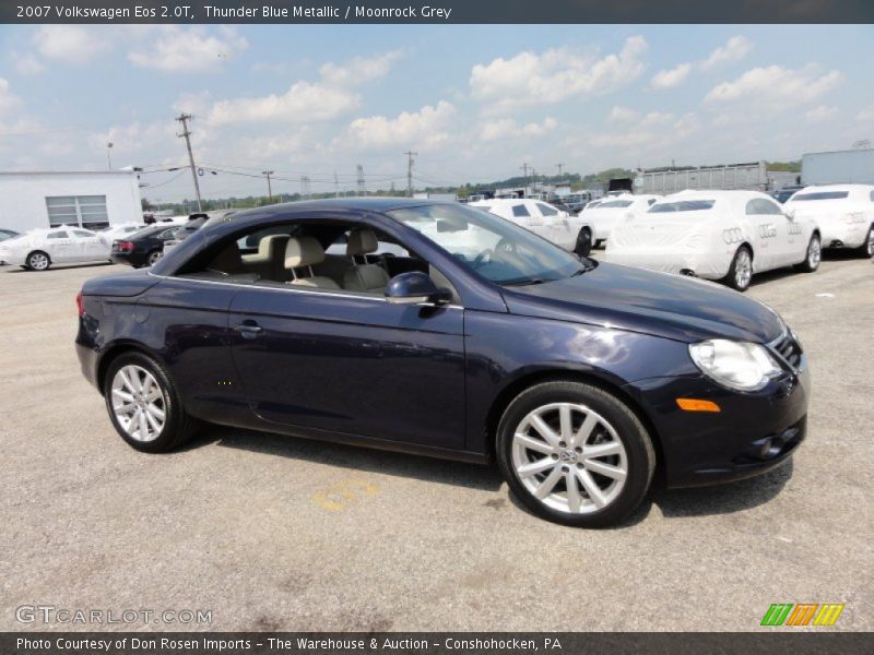 Thunder Blue Metallic / Moonrock Grey 2007 Volkswagen Eos 2.0T