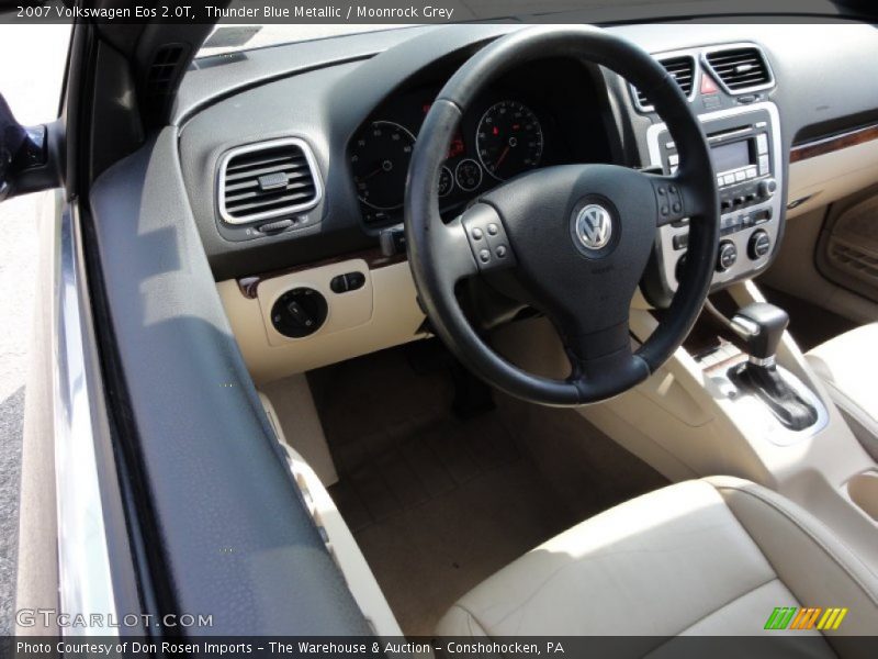 Thunder Blue Metallic / Moonrock Grey 2007 Volkswagen Eos 2.0T
