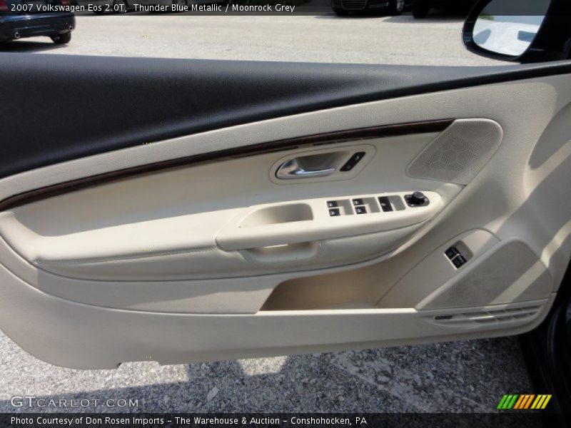 Thunder Blue Metallic / Moonrock Grey 2007 Volkswagen Eos 2.0T