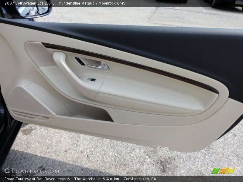 Thunder Blue Metallic / Moonrock Grey 2007 Volkswagen Eos 2.0T