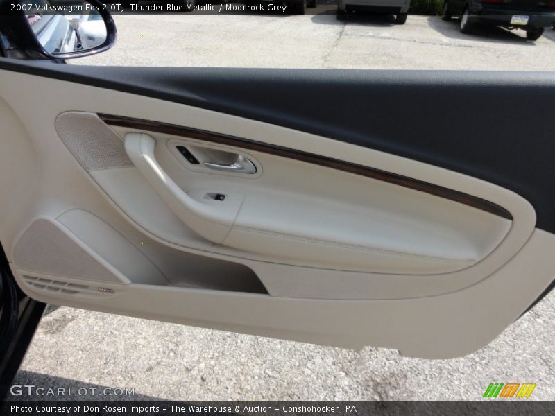 Thunder Blue Metallic / Moonrock Grey 2007 Volkswagen Eos 2.0T