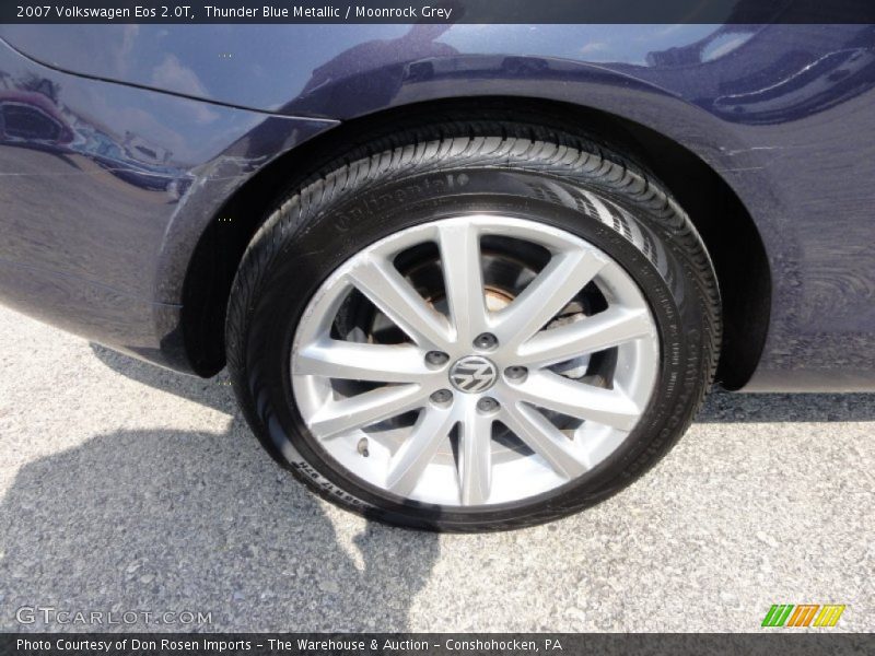 Thunder Blue Metallic / Moonrock Grey 2007 Volkswagen Eos 2.0T