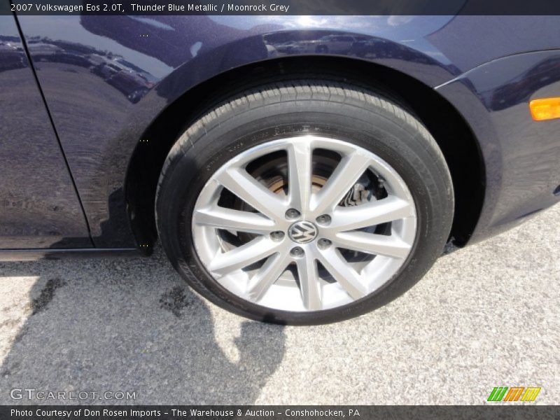 Thunder Blue Metallic / Moonrock Grey 2007 Volkswagen Eos 2.0T