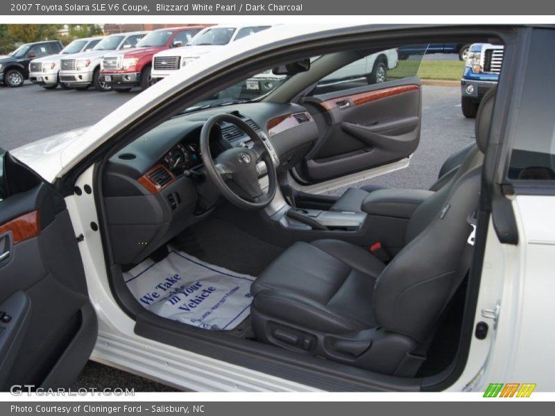  2007 Solara SLE V6 Coupe Dark Charcoal Interior