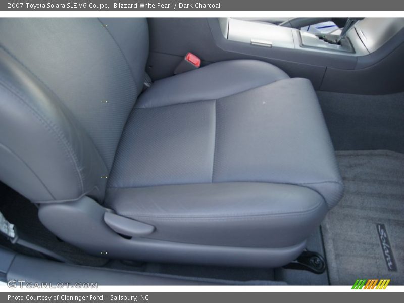Blizzard White Pearl / Dark Charcoal 2007 Toyota Solara SLE V6 Coupe