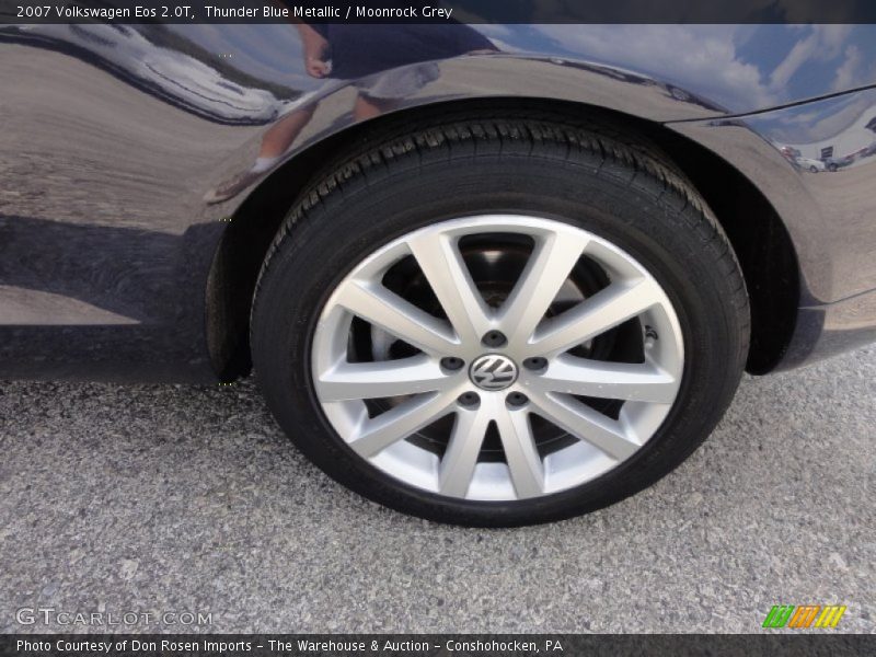 Thunder Blue Metallic / Moonrock Grey 2007 Volkswagen Eos 2.0T