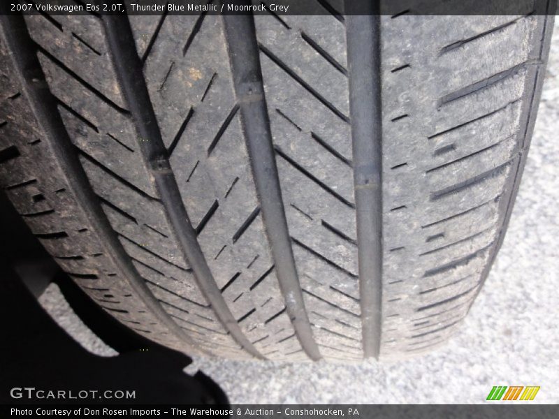 Thunder Blue Metallic / Moonrock Grey 2007 Volkswagen Eos 2.0T