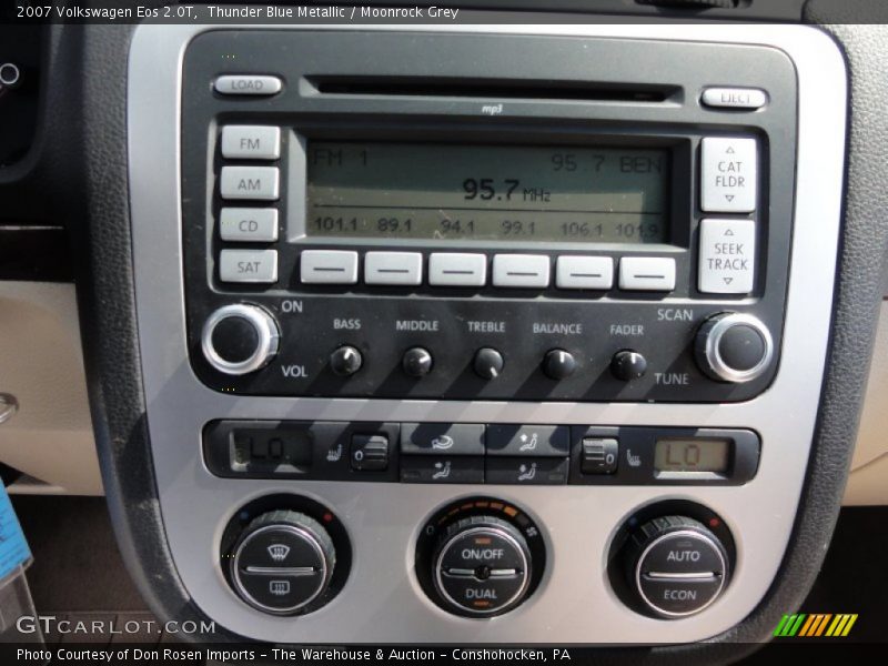 Thunder Blue Metallic / Moonrock Grey 2007 Volkswagen Eos 2.0T
