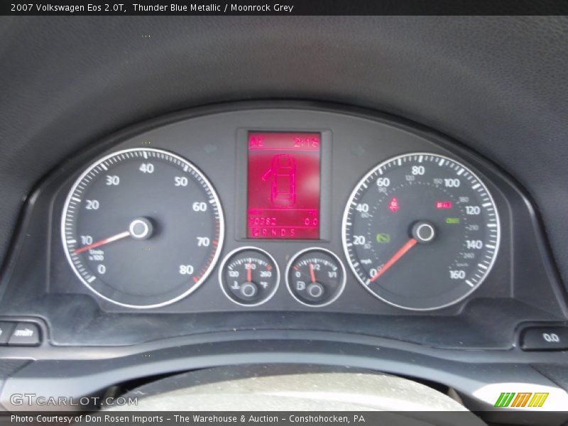 Thunder Blue Metallic / Moonrock Grey 2007 Volkswagen Eos 2.0T