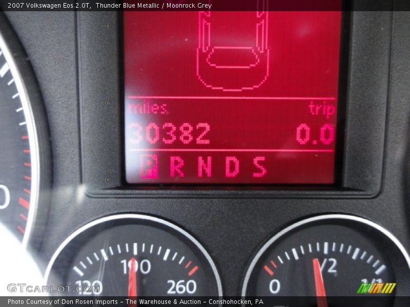 Thunder Blue Metallic / Moonrock Grey 2007 Volkswagen Eos 2.0T