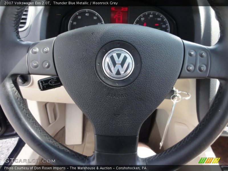 Thunder Blue Metallic / Moonrock Grey 2007 Volkswagen Eos 2.0T