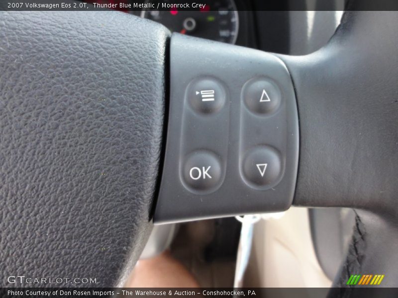 Thunder Blue Metallic / Moonrock Grey 2007 Volkswagen Eos 2.0T