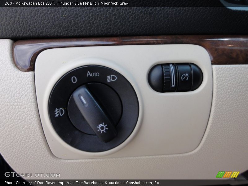 Thunder Blue Metallic / Moonrock Grey 2007 Volkswagen Eos 2.0T