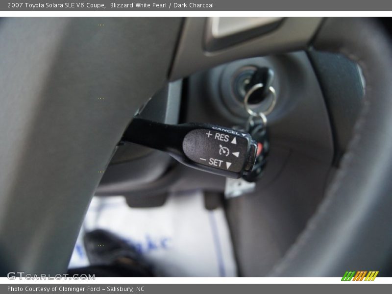 Blizzard White Pearl / Dark Charcoal 2007 Toyota Solara SLE V6 Coupe