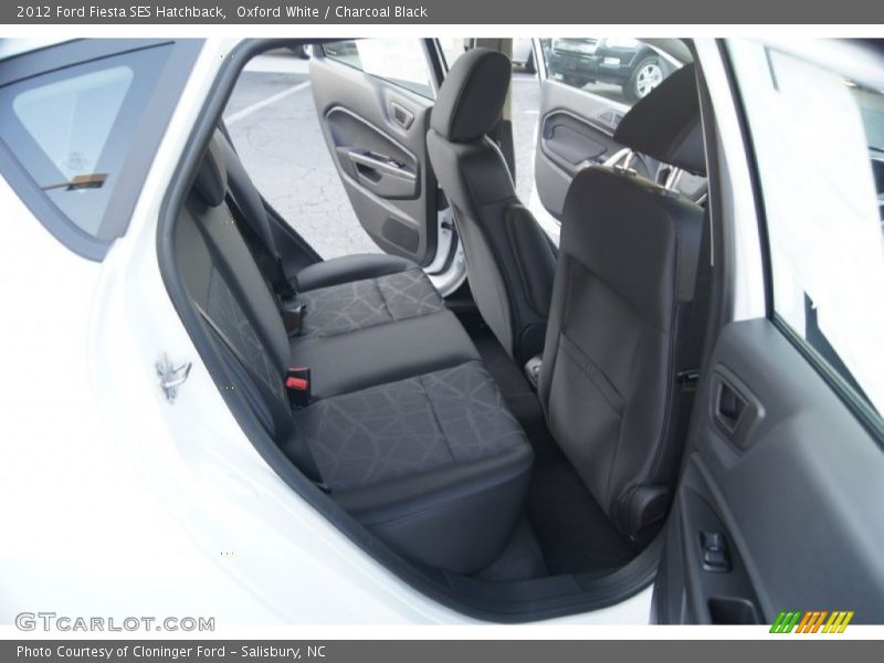  2012 Fiesta SES Hatchback Charcoal Black Interior