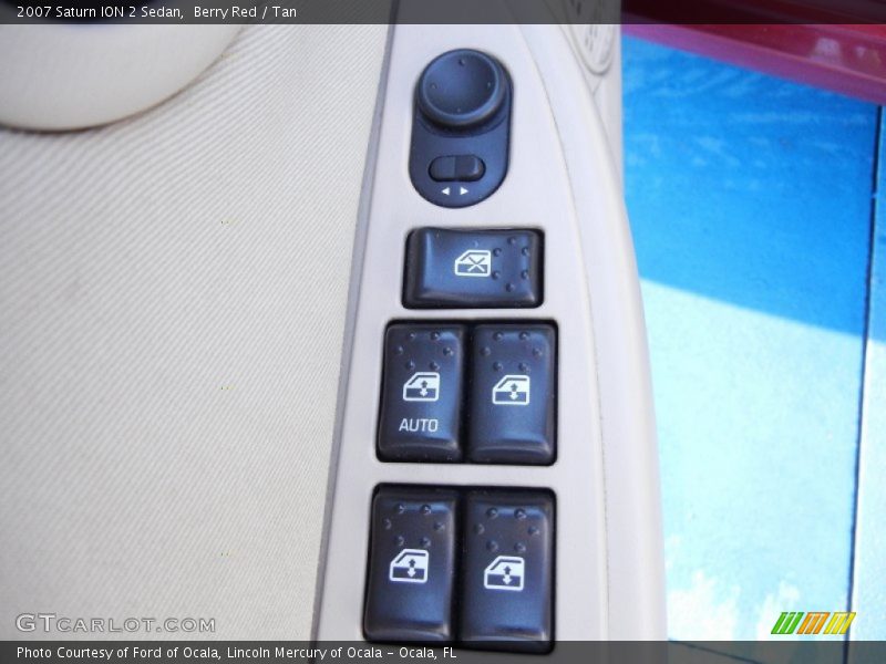 Berry Red / Tan 2007 Saturn ION 2 Sedan