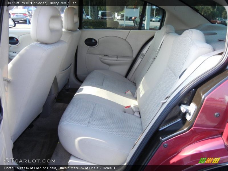 Berry Red / Tan 2007 Saturn ION 2 Sedan
