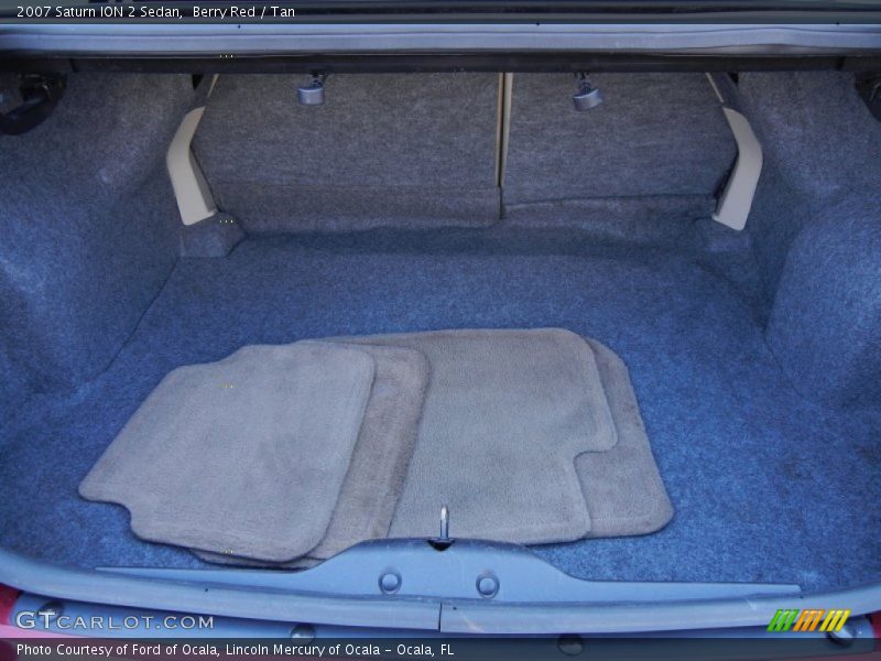 Berry Red / Tan 2007 Saturn ION 2 Sedan