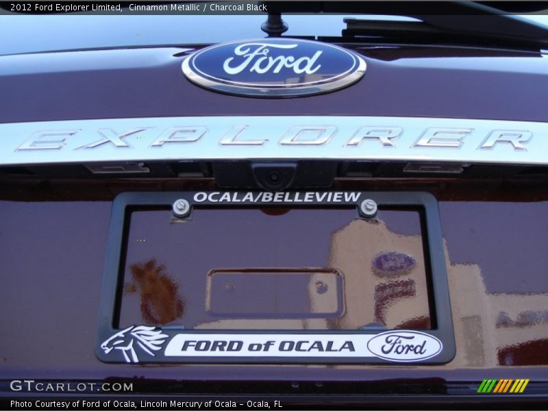 Cinnamon Metallic / Charcoal Black 2012 Ford Explorer Limited