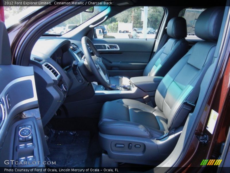  2012 Explorer Limited Charcoal Black Interior