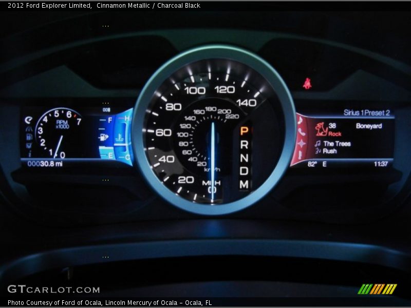  2012 Explorer Limited Limited Gauges