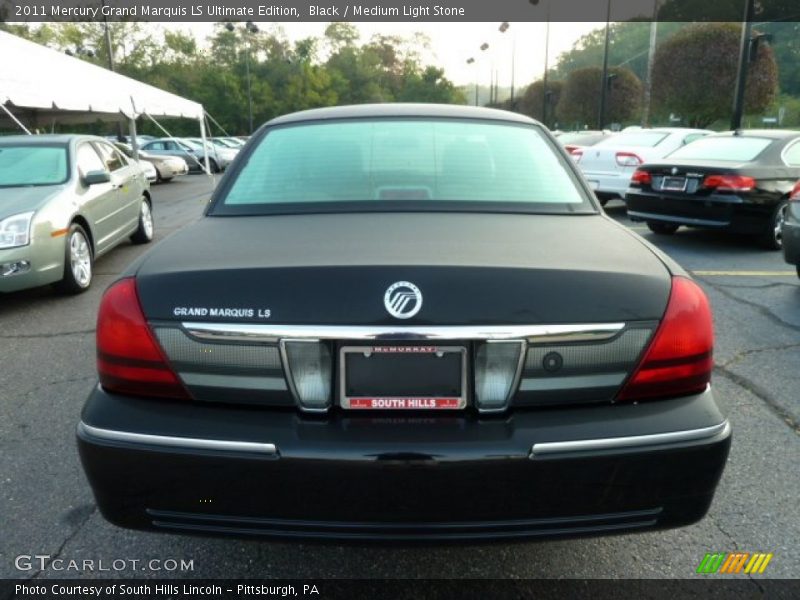 Black / Medium Light Stone 2011 Mercury Grand Marquis LS Ultimate Edition