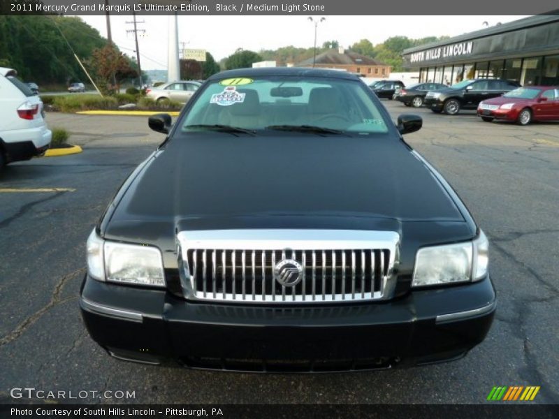 Black / Medium Light Stone 2011 Mercury Grand Marquis LS Ultimate Edition