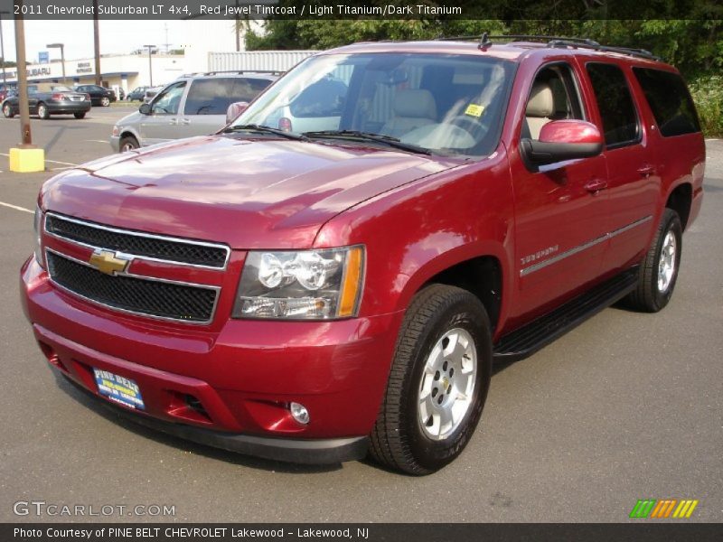 Red Jewel Tintcoat / Light Titanium/Dark Titanium 2011 Chevrolet Suburban LT 4x4