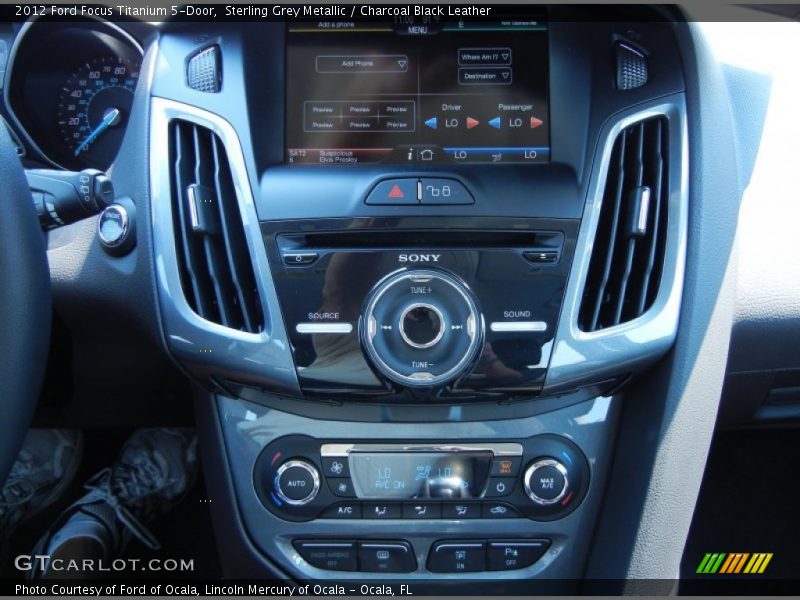 Controls of 2012 Focus Titanium 5-Door