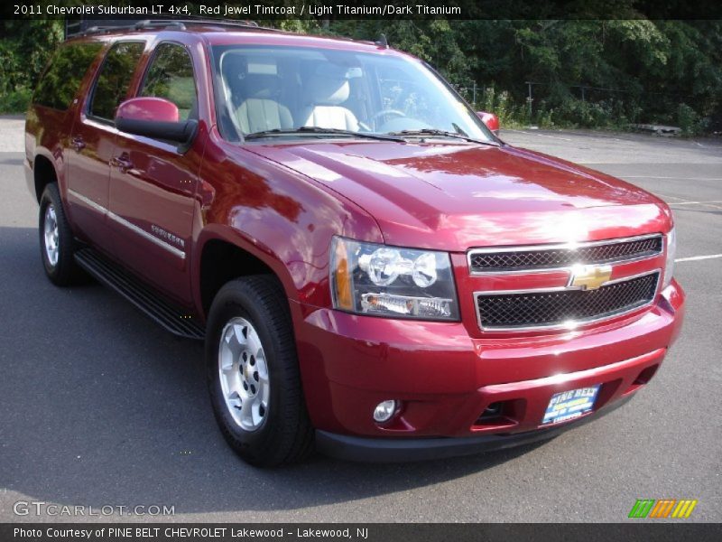 Red Jewel Tintcoat / Light Titanium/Dark Titanium 2011 Chevrolet Suburban LT 4x4
