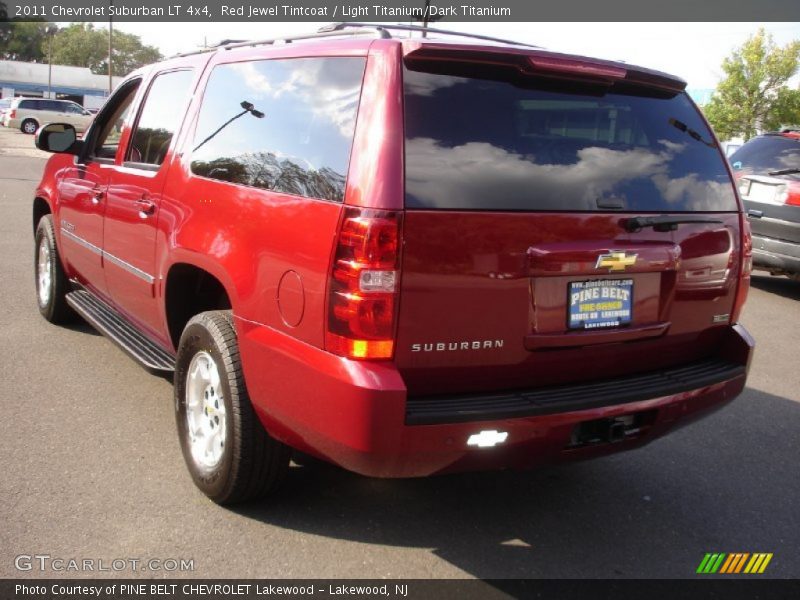 Red Jewel Tintcoat / Light Titanium/Dark Titanium 2011 Chevrolet Suburban LT 4x4