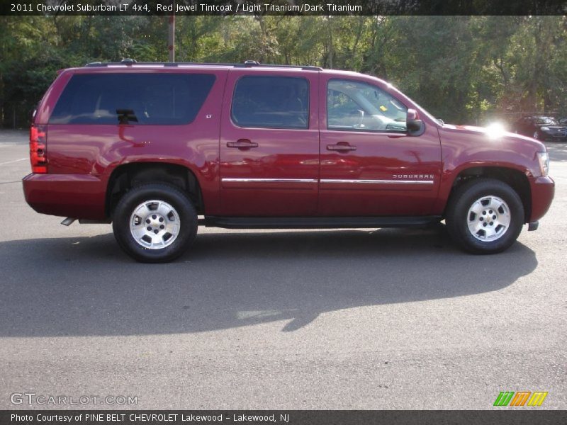 Red Jewel Tintcoat / Light Titanium/Dark Titanium 2011 Chevrolet Suburban LT 4x4
