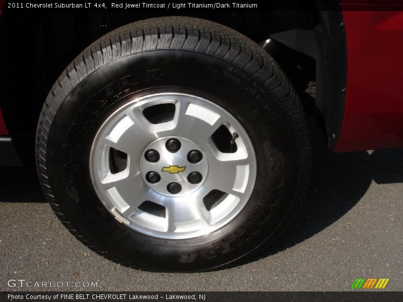 Red Jewel Tintcoat / Light Titanium/Dark Titanium 2011 Chevrolet Suburban LT 4x4