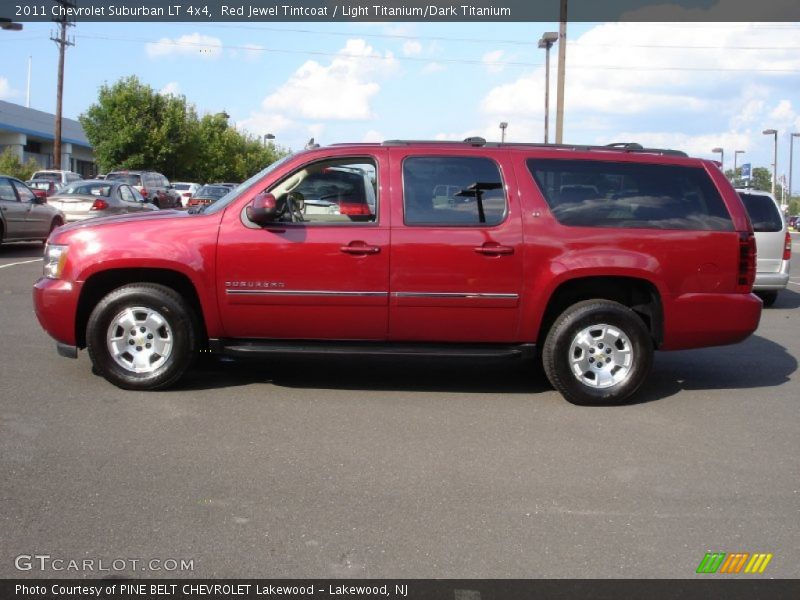 Red Jewel Tintcoat / Light Titanium/Dark Titanium 2011 Chevrolet Suburban LT 4x4