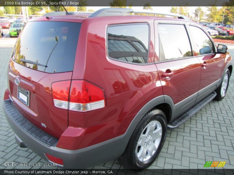  2009 Borrego EX V6 Spicy Red