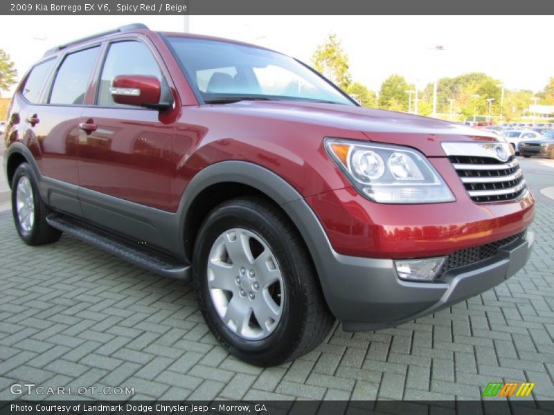 Front 3/4 View of 2009 Borrego EX V6