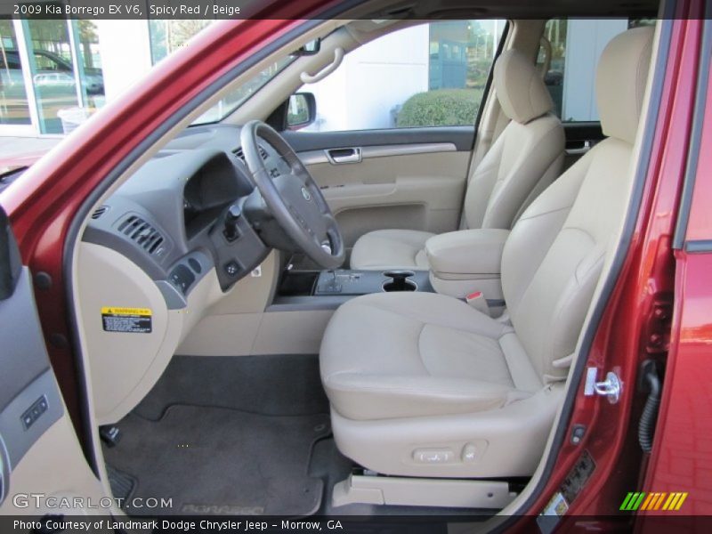  2009 Borrego EX V6 Beige Interior