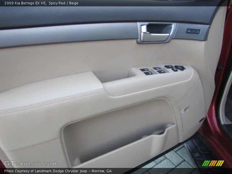 Spicy Red / Beige 2009 Kia Borrego EX V6