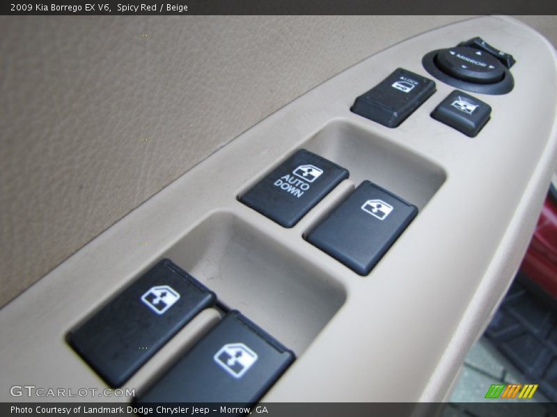 Spicy Red / Beige 2009 Kia Borrego EX V6