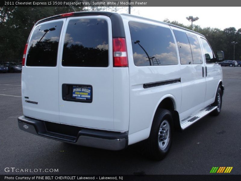 Summit White / Medium Pewter 2011 Chevrolet Express LS 3500 Passenger Van