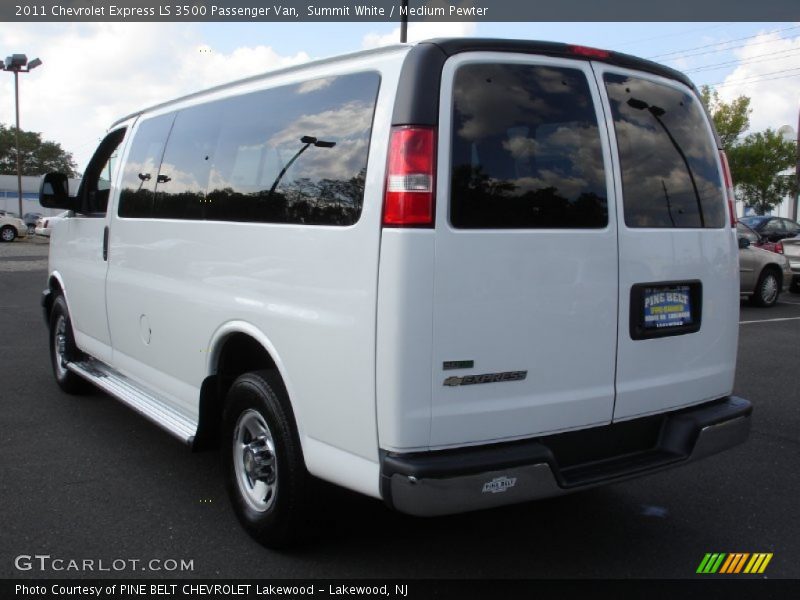 Summit White / Medium Pewter 2011 Chevrolet Express LS 3500 Passenger Van