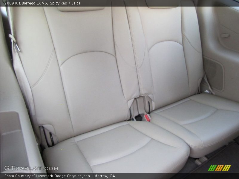 Spicy Red / Beige 2009 Kia Borrego EX V6