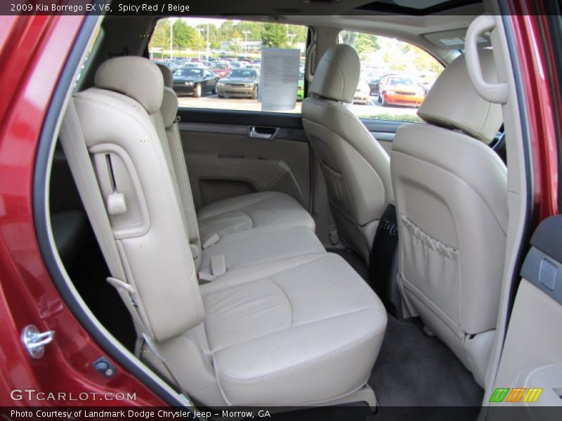 Spicy Red / Beige 2009 Kia Borrego EX V6