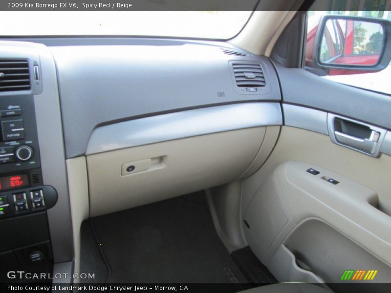 Spicy Red / Beige 2009 Kia Borrego EX V6