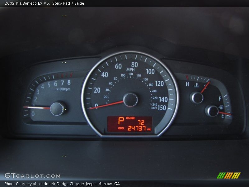  2009 Borrego EX V6 EX V6 Gauges