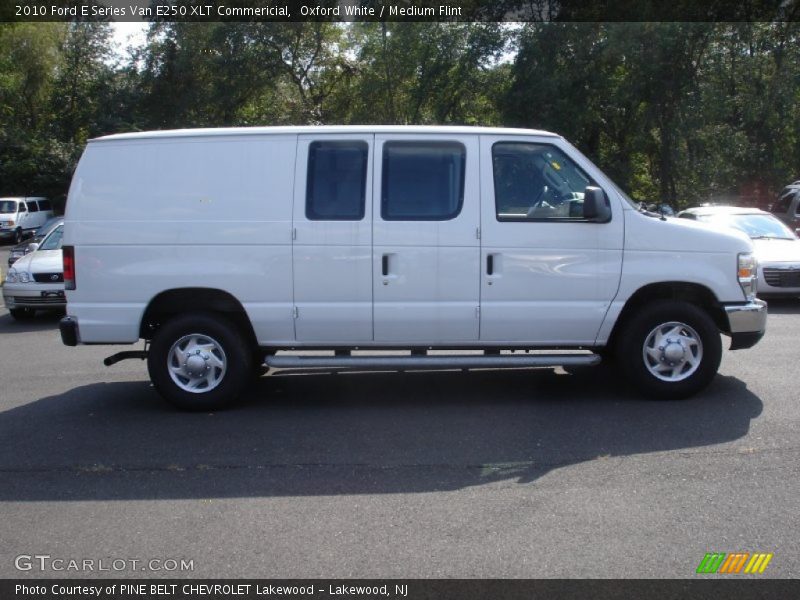 Oxford White / Medium Flint 2010 Ford E Series Van E250 XLT Commericial