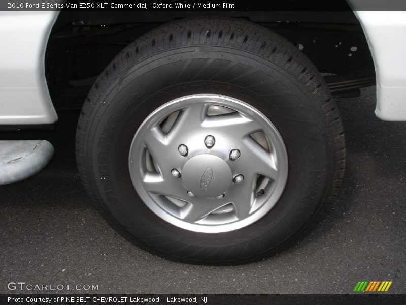 Oxford White / Medium Flint 2010 Ford E Series Van E250 XLT Commericial